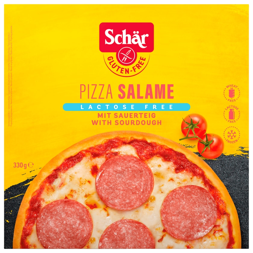 Schär Pizza Salami laktosefrei & glutenfrei 330g